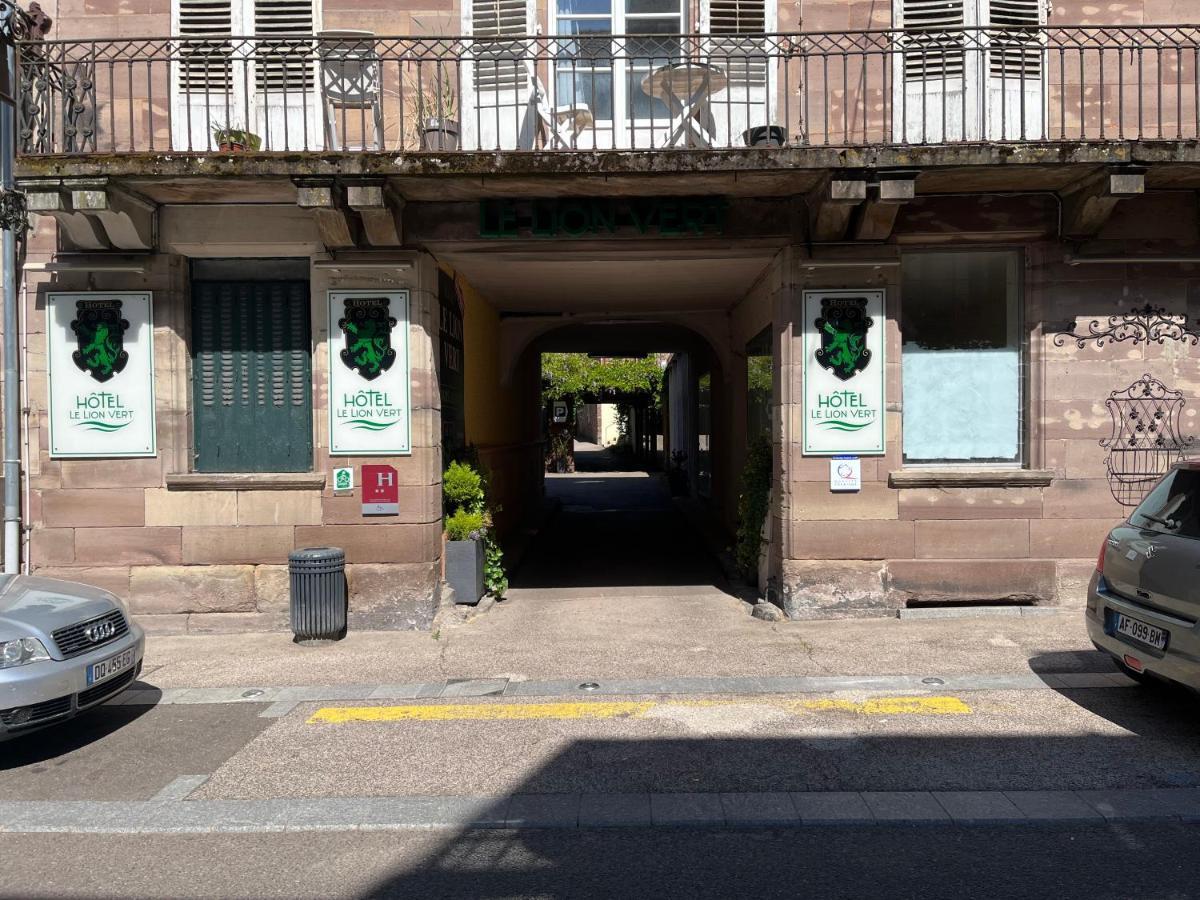 Hotel Du Lion Vert Luxeuil-les-Bains Buitenkant foto